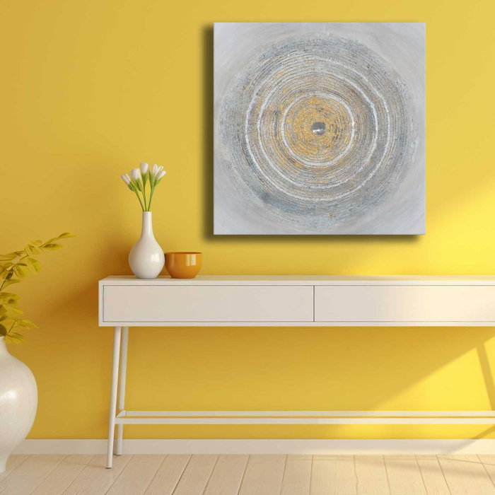 Wallity Cuadro Decorativo sobre Lienzo Multicolor 69 x 69 cm